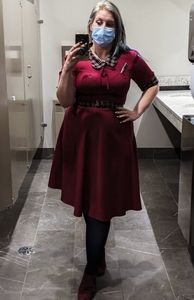 Miss Candyfloss Elle in raspberry.